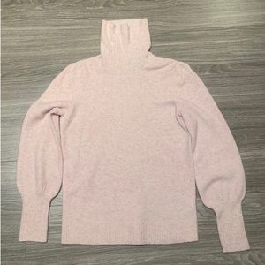 Jcrew SuperSoft pink turtleneck